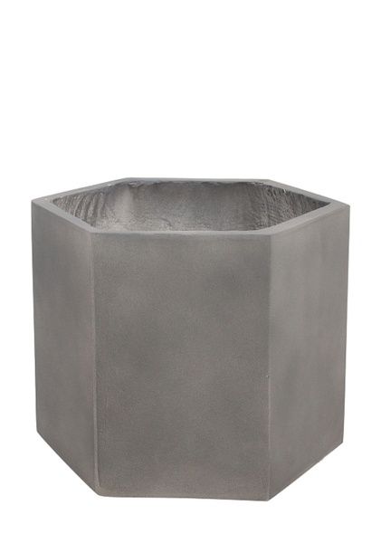 Кашпо Nobilis Marco Stone graphite Prism