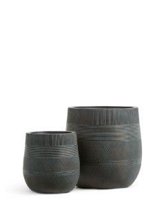 Кашпо TREEZ ERGO, Округлая чаша, Окись с медной патиной