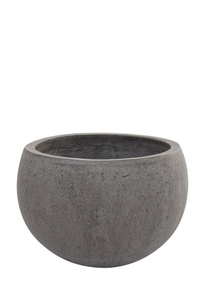 Кашпо Nobilis Marco "Grey Round" (полистоун), D42хH30 см
