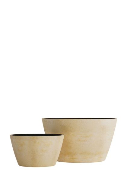 Кашпо CONCRETIKA BOWL LEMON CLAY