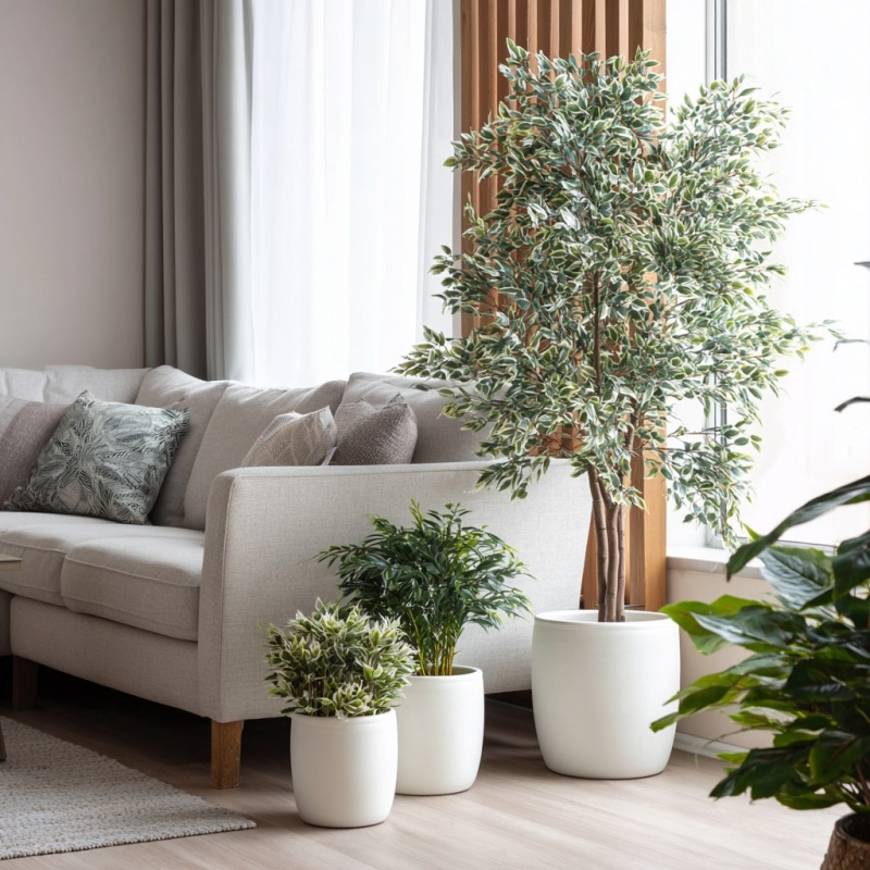 Искусственные растения в интерьере: как выбрать, с чем сочетать, куда ставить