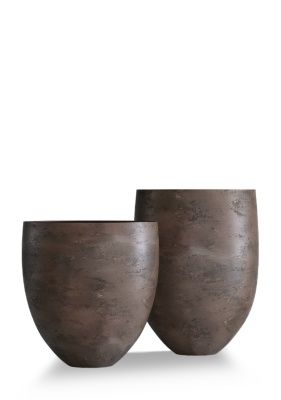 Кашпо CONCRETIKA BARREL TAUPE CONCRETE