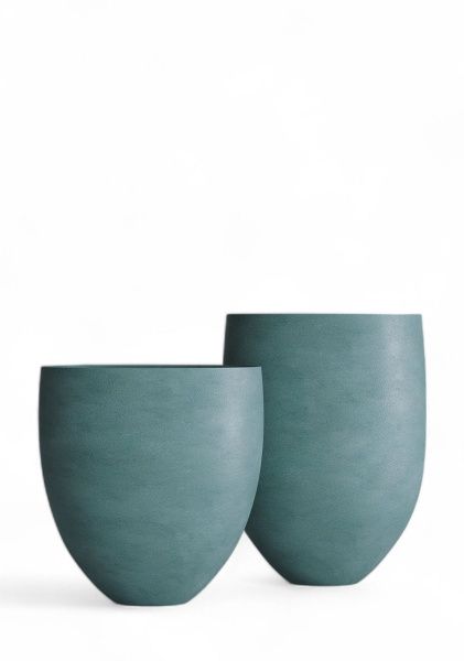 Кашпо CONCRETIKA BARREL CLOUDY BLUE