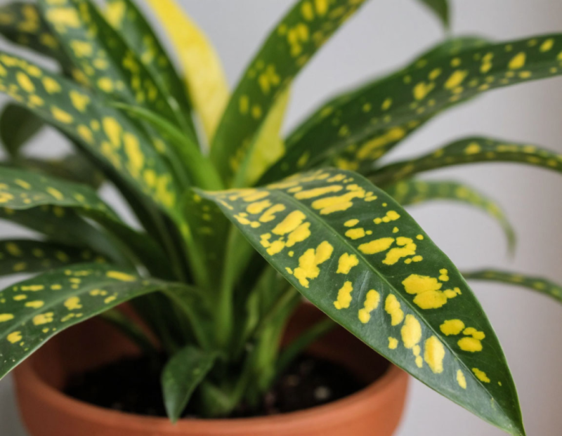 Пятна на листьях комнатных растений