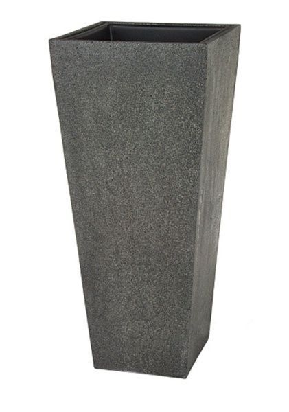 Кашпо Nobilis Marco Rock2-gray Cone прямоугольное