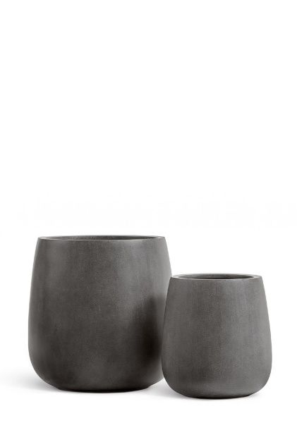 Кашпо TREEZ Effectory, Design-Чаша, Серый бетон