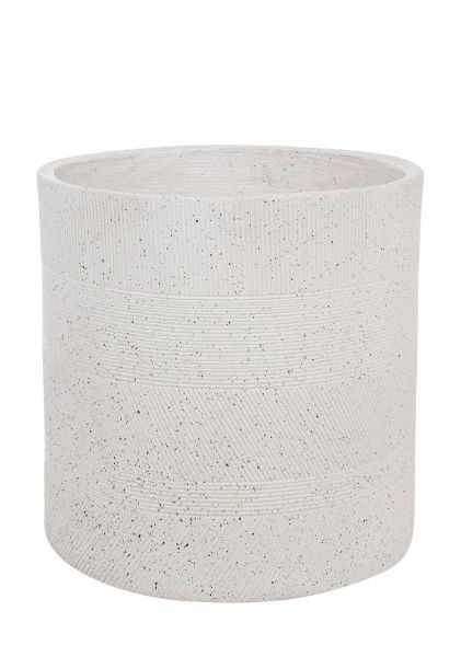 Кашпо Nobilis Marco "Tapes grey Cylinder", D45хH45 см