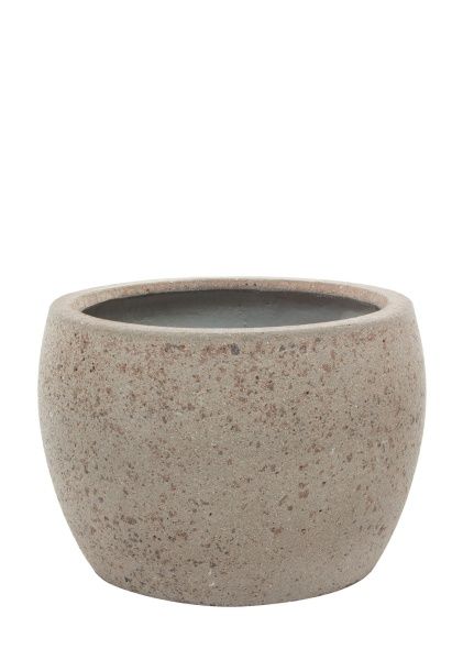 Кашпо Nobilis Marco "Plain grey stone Round"