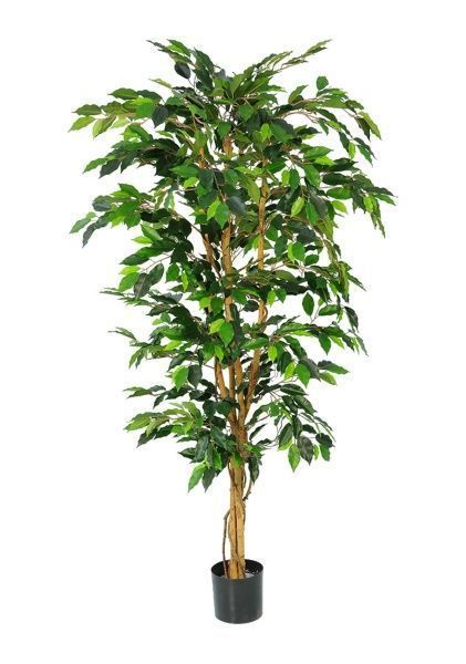 Дерево искусственное в кашпо "Фикус", Н190 см, 1008 листьев