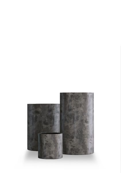 Кашпо CONCRETIKA CYLINDER CONCRETE GREY DARK
