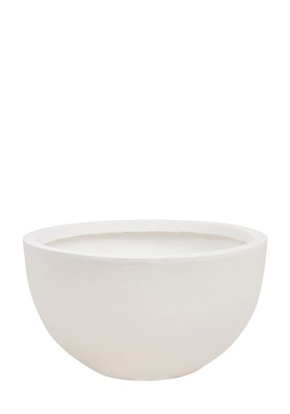 Кашпо Nobilis Marco Stone white Round