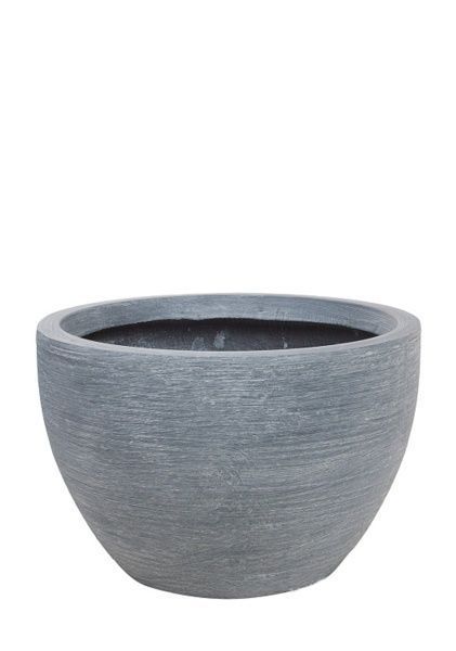 Кашпо Nobilis Marco Stone graphite Round