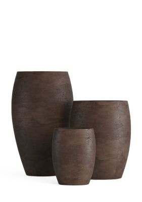 Кашпо CONCRETIKA OVAL COFFEE