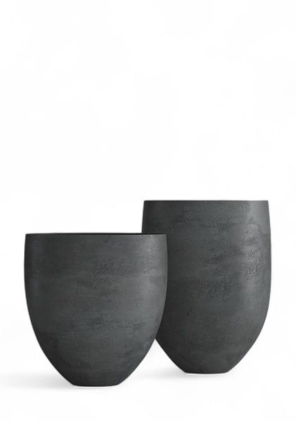 Кашпо CONCRETIKA BARREL SMOKEY BLUE