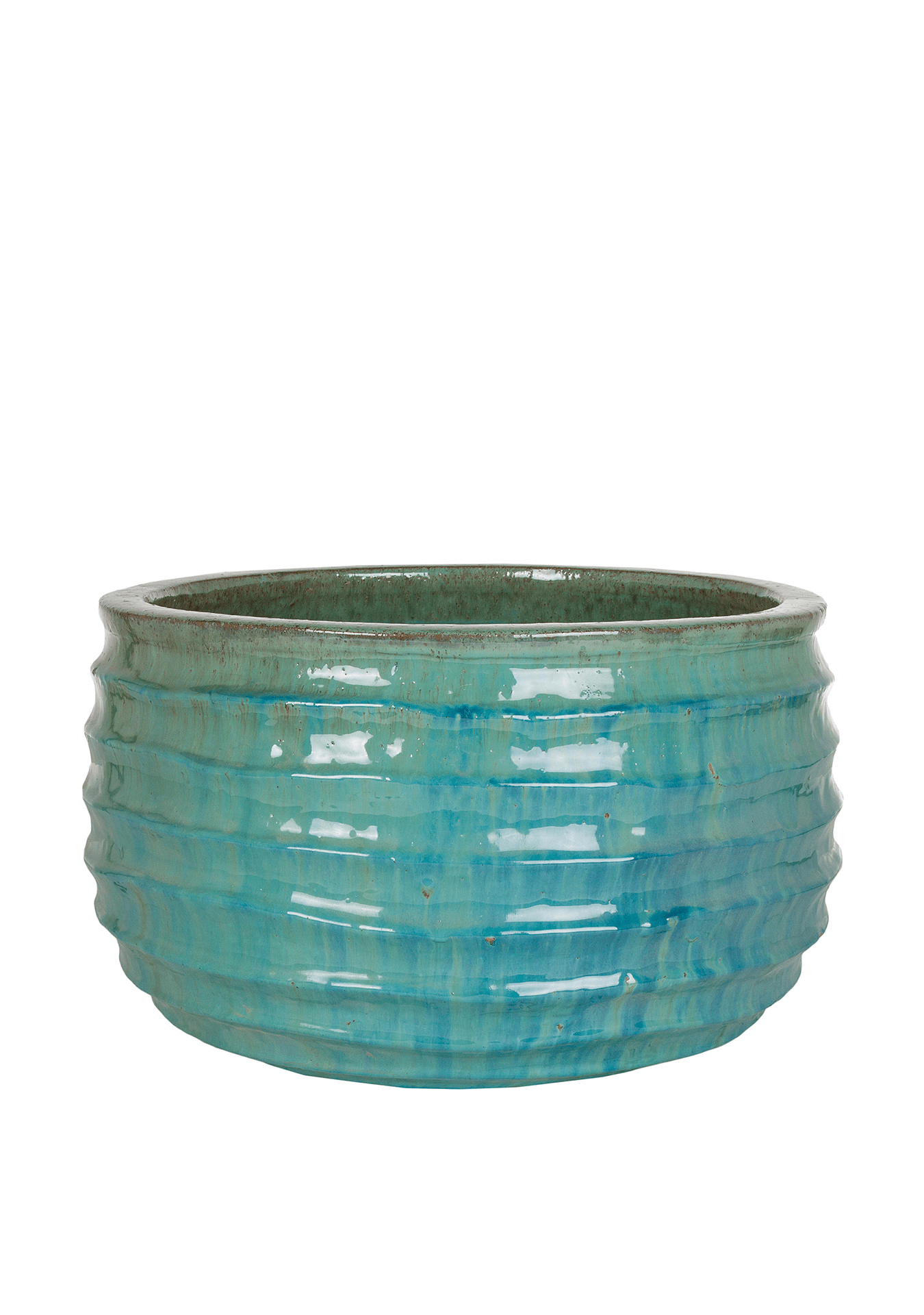 Кашпо Nobilis Marco Ocean blue Round