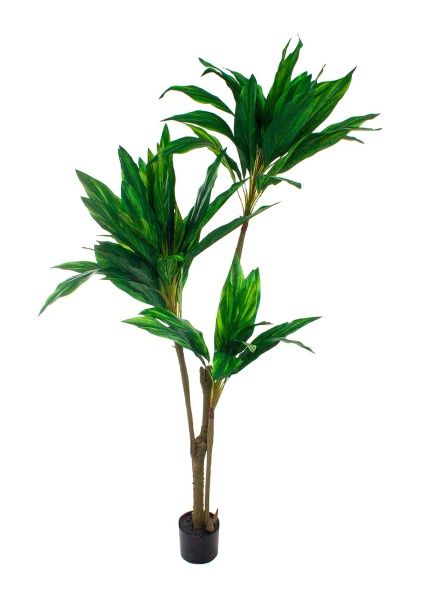 Дерево искусственное в кашпо "Драцена", H150 см