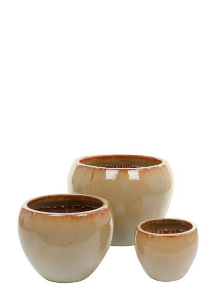 Кашпо Nobilis Marco "Cream Round"