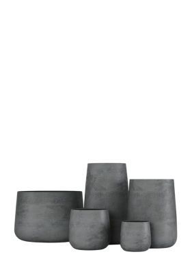 Кашпо CONCRETIKA CONE SMOKEY BLUE