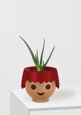 Алоэ OJO 35 см, Красный матовый