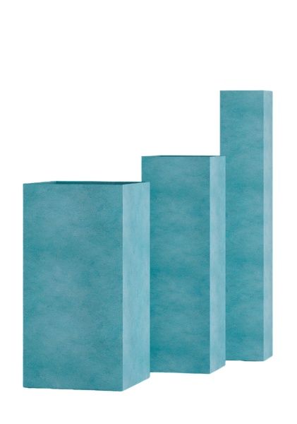 Кашпо CONCRETIKA COLONNA CLOUDY BLUE