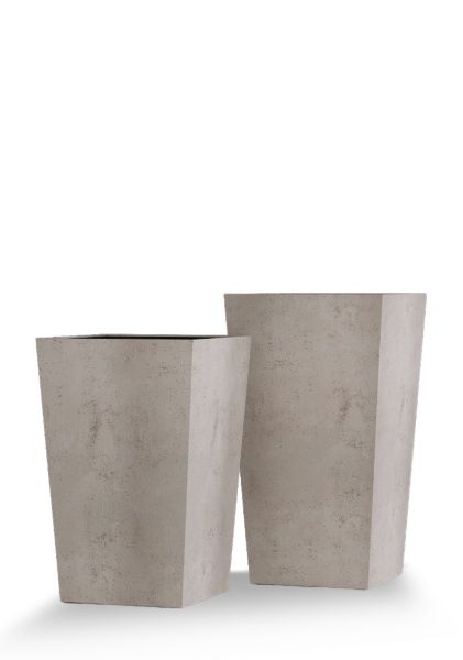 Кашпо CONCRETIKA CONIC CONCRETE WHITE