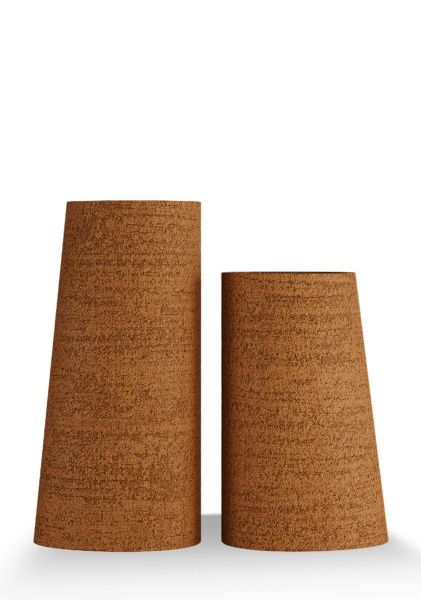 Кашпо CONCRETIKA DUET EROSIA OCHRE