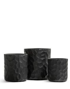 Кашпо TREEZ ERGO, Цилиндр, Антрацит