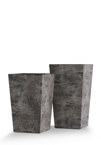 Кашпо CONCRETIKA CONIC CONCRETE GREY DARK