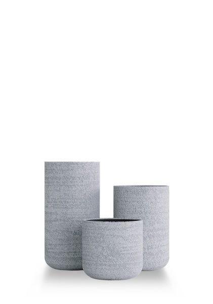 Кашпо CONCRETIKA TOPPER EROSIA WHITE