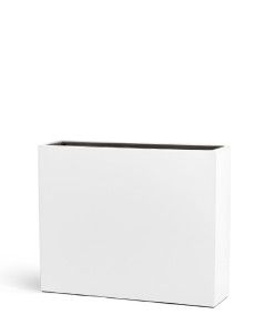 Кашпо TREEZ Effectory, Дивайдер высокий, белый глянцевый лак