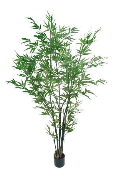 Дерево искусственное в кашпо "Бамбук", H180 см, 1065 листьев