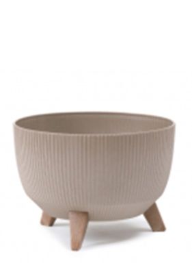 Кашпо ROMA ECO coffee Jumper на ножках d29, h23