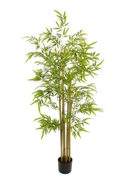 Дерево искусственное в кашпо "Бамбук", H150 см, 1215 листьев