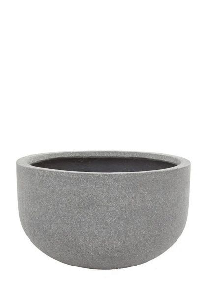 Кашпо Nobilis Marco "Plain rough grey Round", D44хH26 см