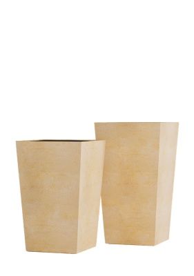 Кашпо CONCRETIKA CONIC LEMON CLAY