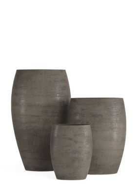 Кашпо CONCRETIKA OVAL SMOKEY GREY