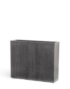 Кашпо TREEZ Effectory, Высокий Дивайдер, Тёмно-серый бетон