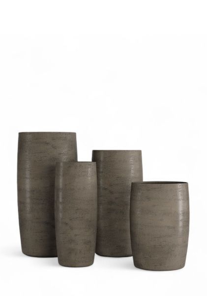 Кашпо CONCRETIKA CIGAR SMOKEY GREY
