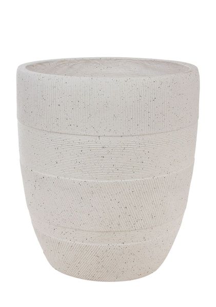 Кашпо Nobilis Marco "Tapes grey Round", D45хH50 см