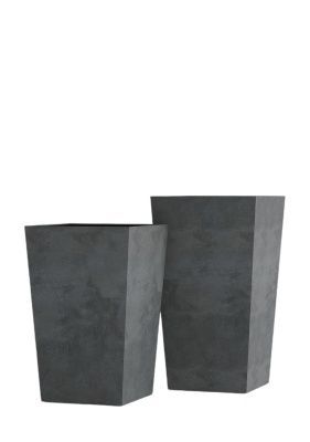Кашпо CONCRETIKA CONIC SMOKEY BLUE