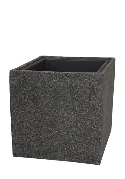 Кашпо Nobilis Marco "Rock2-grey Cube"