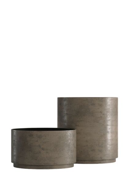 Кашпо CONCRETIKA CYLINDERXL SMOKEY GREY