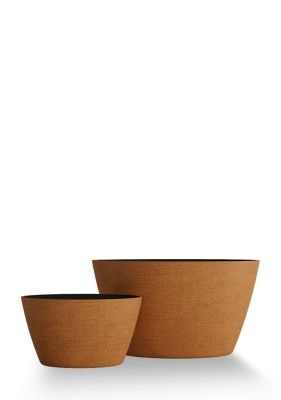 Кашпо CONCRETIKA BOWL EROSIA OCHRE