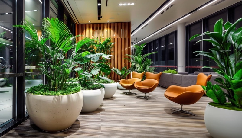 Лучшие растения для зоны отдыха в офисе
