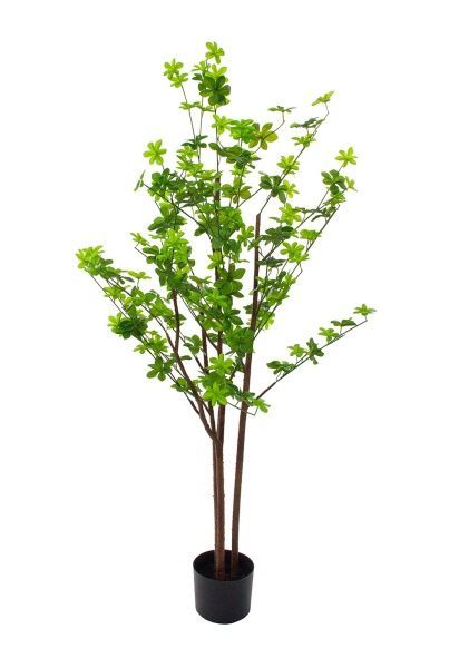 Дерево искусственное в кашпо "Энкиантус Японский", H137 см