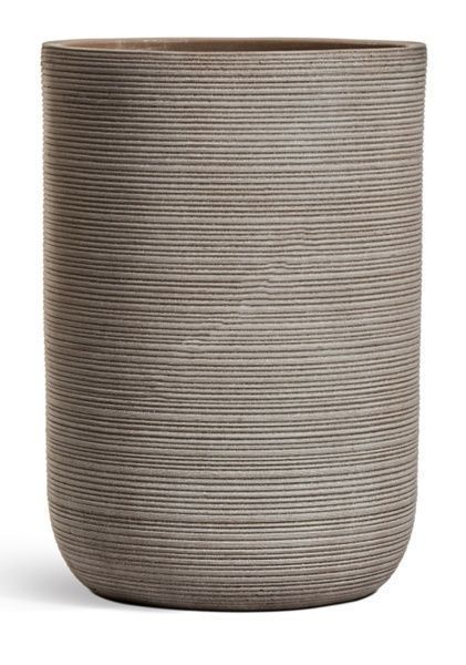 Кашпо TREEZ ERGO, TreeLine, Высокий цилиндр, Капучино