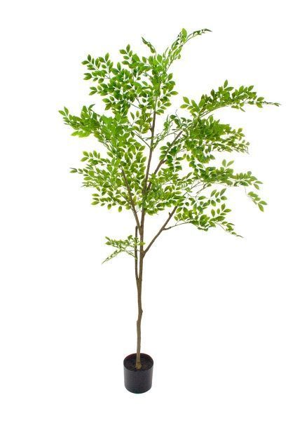 Дерево искусственное в кашпо "Сибирский Вяз", H220 см, 1764 листьев