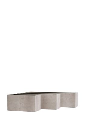 Кашпо CONCRETIKA BALCONY CONCRETE WHITE