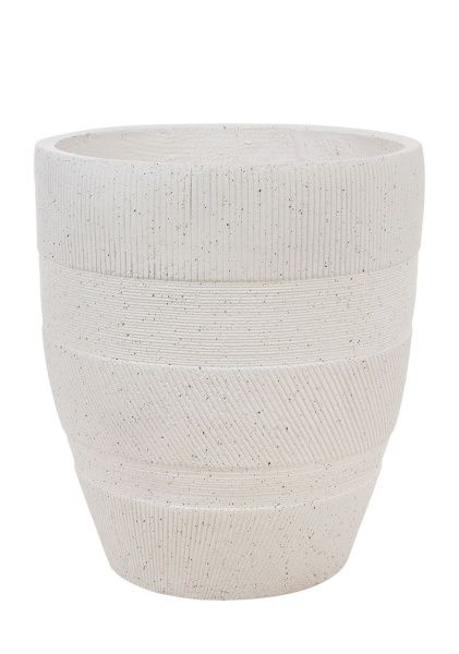 Кашпо Nobilis Marco "Tapes grey Round", D36хH40 см