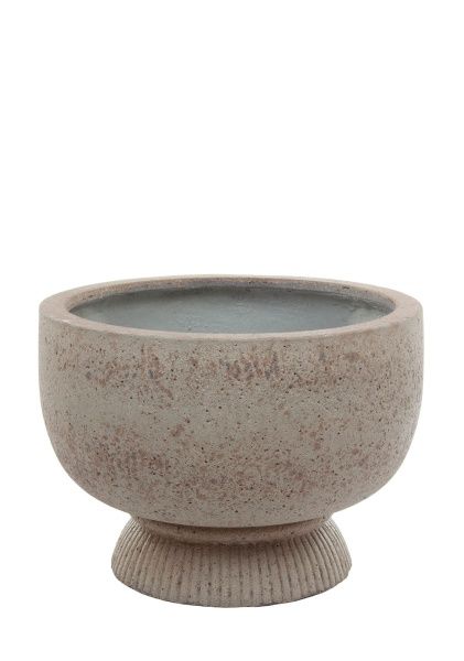 Кашпо Nobilis Marco "Plain grey stone Cup" (файкостоун), D53хH38 см